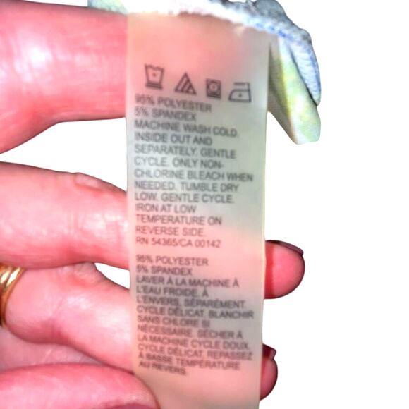 Allison Daley green & blue blouse NWT medium - Picture 5 of 5